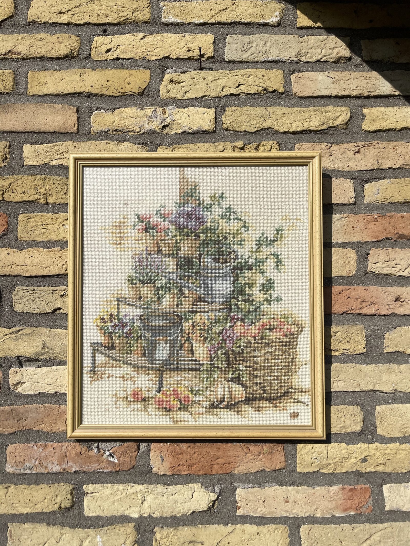 Borduurwerk in mooie lijst